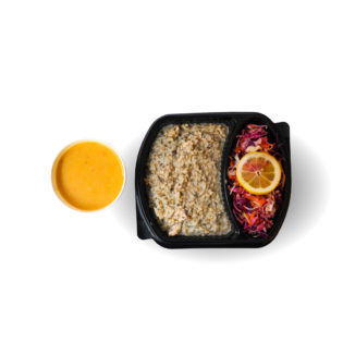 Truffle Chicken Risotto + Mixed Salad + Vegetable Soup
