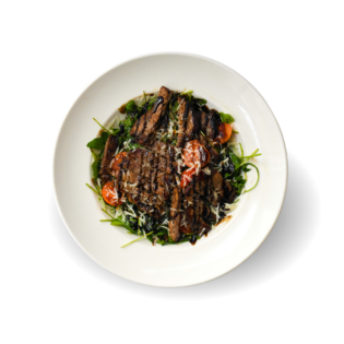 Tagliata with Arugula and Parmesan