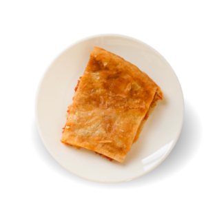 Byrek me qepe e me domate