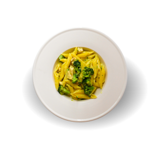 Penne with chicken and broccoli