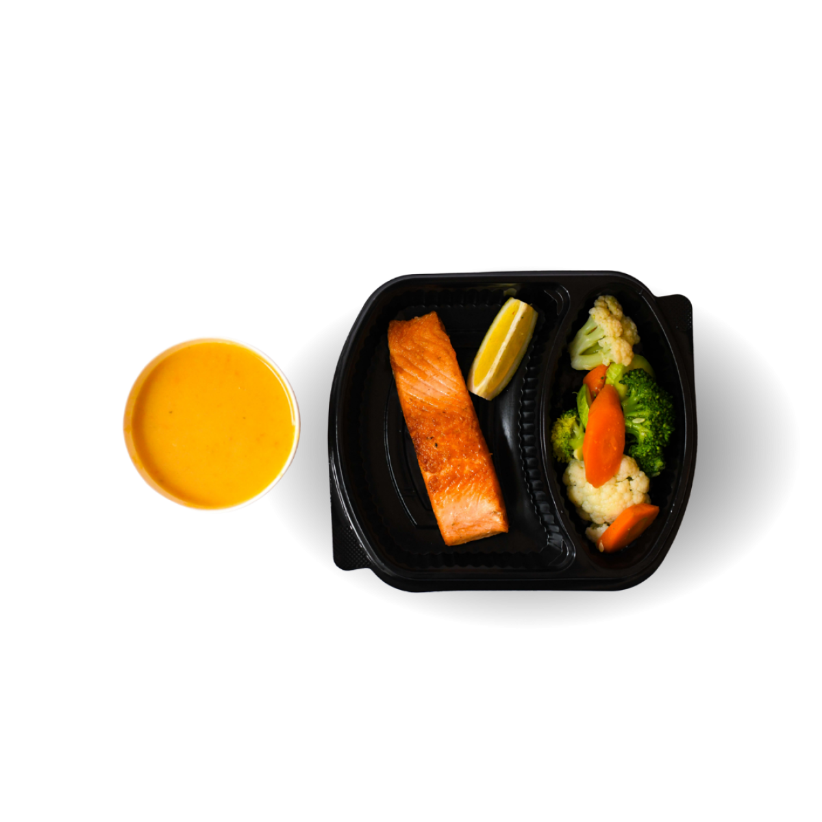 Fileto Salmoni me Perime + Supë Peshku
